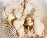 手羽元とキノコ、ジャガイモの中華煮作り方2写真
