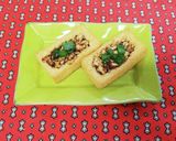 簡単一品☆厚揚げ豆腐の豆豉醤詰め作り方5写真