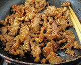 肉の胡麻味噌炒め作り方4写真