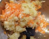 子供食べる　れんこん　蓮根　ハンバーグ作り方2写真