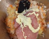 子供食べる　れんこん　蓮根　ハンバーグ作り方3写真