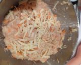 子供食べる　れんこん　蓮根　ハンバーグ作り方4写真
