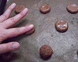 パリッ ザクッ焼きっぱなしチョコマカロン作り方5写真