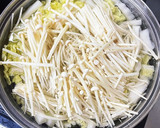 白菜とキノコと卵のとろとろ中華スープ作り方2写真