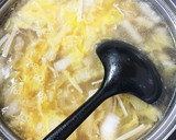 白菜とキノコと卵のとろとろ中華スープ作り方7写真