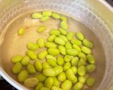簡単　豆腐のカニかま枝豆あんかけ作り方2写真