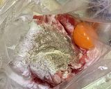 焼肉のタレで豚バラハンバーグ作り方2写真