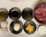 ガツンと極旨!鶏肝とニンニクの京風どて煮作り方1写真