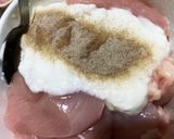 低糖質ヨーグルトおから衣のチキンカツ作り方2写真