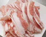 簡単♪豚肉と水菜のピリ辛マヨソース作り方3写真