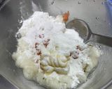 米粉でもちとろ長芋明太チーズ焼き作り方3写真
