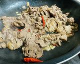 牛肉の…ペペロンチーノ焼き肉丼作り方6写真