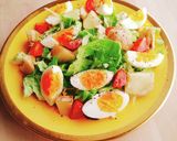 お家で作れるニースで食べた南仏郷土サラダ作り方3写真