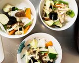 茄子椎茸簡単きな粉コク旨味噌味八宝菜風作り方9写真