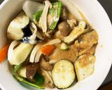 茄子椎茸簡単きな粉コク旨味噌味八宝菜風作り方12写真