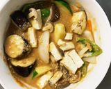 茄子椎茸簡単きな粉コク旨味噌味八宝菜風作り方16写真