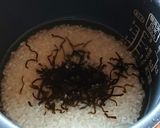 冷凍しめじと塩昆布の炊き込みご飯作り方2写真