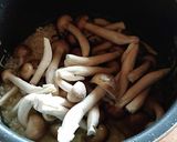 冷凍しめじと塩昆布の炊き込みご飯作り方3写真