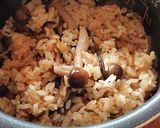 冷凍しめじと塩昆布の炊き込みご飯作り方4写真