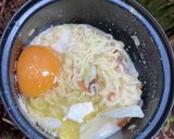 簡単・塩ラーメンカルボナーラ風（山ご飯)作り方12写真
