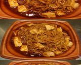 美味ドレと塩レモンで麻婆豆腐焼きそば！作り方2写真