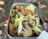かんたんトマトパスタ（山ごはん）作り方9写真