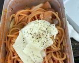 かんたんトマトパスタ（山ごはん）作り方11写真