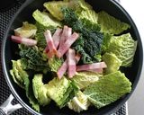 サボイキャベツのチーズクリーム煮。作り方3写真