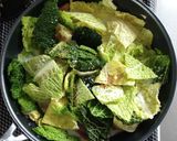 サボイキャベツのチーズクリーム煮。作り方4写真