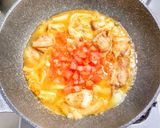 鶏もも肉とトマトの生姜煮をスープ仕立てで作り方5写真