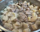 黒毛和牛すじ＆白みそのどて焼き（どて煮）作り方17写真