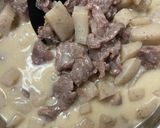 黒毛和牛すじ＆白みそのどて焼き（どて煮）作り方20写真