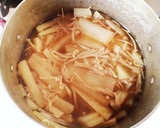 具沢山！大根 えのき もやしの中華スープ作り方5写真