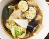 根菜茄子ほんのりシーフード中華風野菜炒風作り方14写真