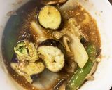 根菜茄子ほんのりシーフード中華風野菜炒風作り方15写真