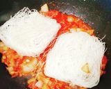 暗殺者のパスタ★濃厚トマトお焦げビーフン作り方3写真
