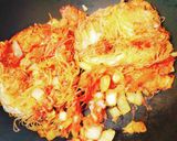 暗殺者のパスタ★濃厚トマトお焦げビーフン作り方4写真