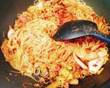 暗殺者のパスタ★濃厚トマトお焦げビーフン作り方6写真