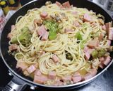 冷蔵庫にある物でボンゴレチーノ作り方9写真