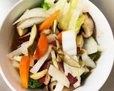 お一人様☆きな粉コク旨根菜たっぷり野菜炒作り方13写真