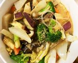 お一人様☆きな粉コク旨根菜たっぷり野菜炒作り方18写真