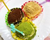 福よ来い〜☆雪見大福☆ きな粉抹茶ココア作り方17写真