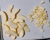 ☆HMで簡単！さつまいもりんごケーキ☆作り方1写真
