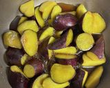 手軽に♪揚げない大学いも〜作り方2写真