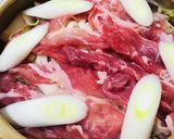赤味噌を加えて●味噌煮込みうどん鍋作り方2写真