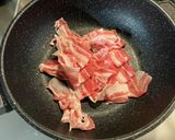 常備菜☆蓮根と豚バラ肉のきんぴら☆作り方2写真