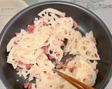 【楽めし】豚そぼろ蓮根作り方3写真
