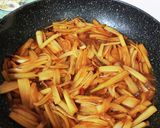 苦手な人も食べられる♪セロリのきんぴら作り方8写真