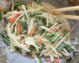 お昼ご飯にも★野菜たっぷりチヂミ作り方7写真