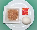 「オム納豆」作り方1写真